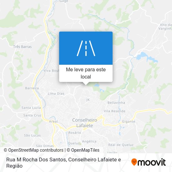 Rua M Rocha Dos Santos mapa