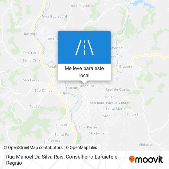 Rua Manoel Da Silva Reis mapa