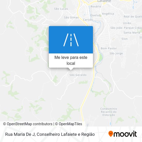Rua Maria De J mapa