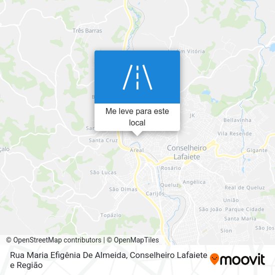 Rua Maria Efigênia De Almeida mapa