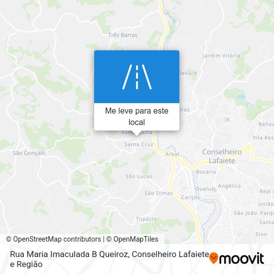 Rua Maria Imaculada B Queiroz mapa