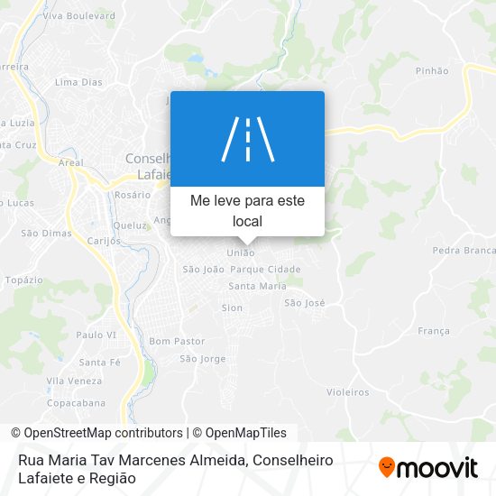 Rua Maria Tav Marcenes Almeida mapa
