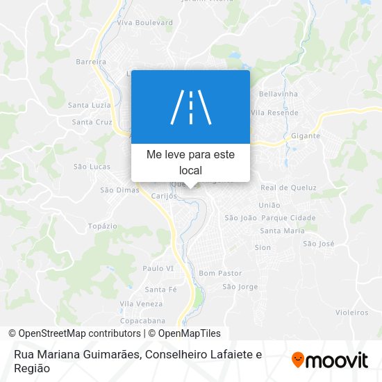 Rua Mariana Guimarães mapa