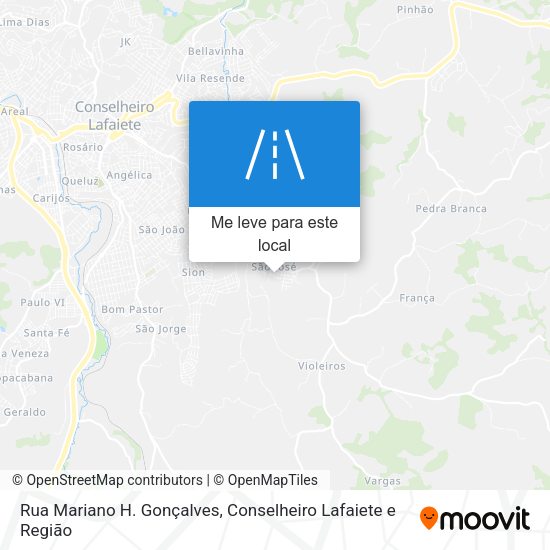 Rua Mariano H. Gonçalves mapa