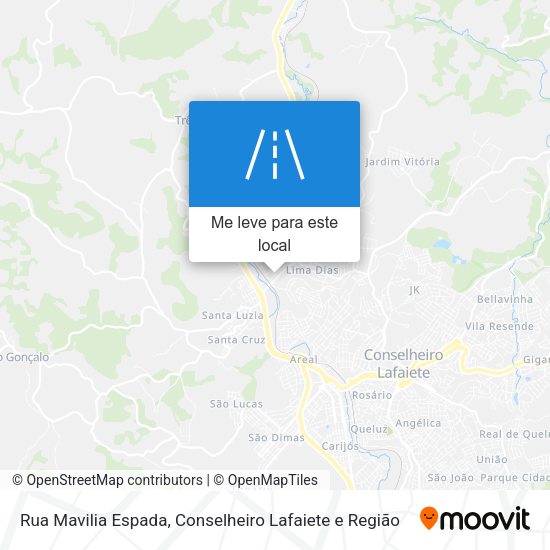 Rua Mavilia Espada mapa