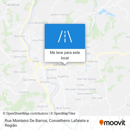 Rua Monteiro De Barros mapa
