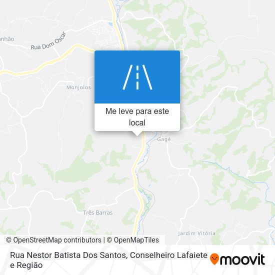 Rua Nestor Batista Dos Santos mapa