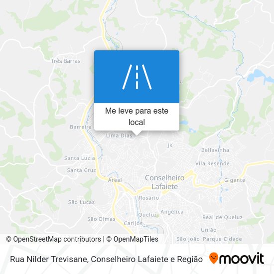 Rua Nilder Trevisane mapa