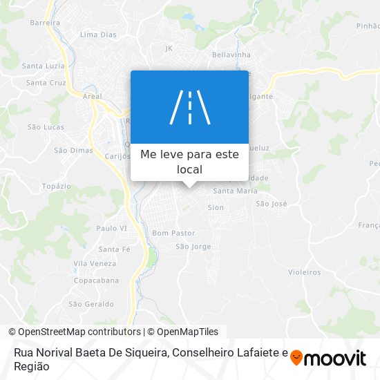 Rua Norival Baeta De Siqueira mapa