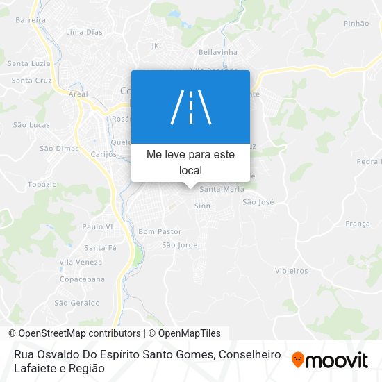 Rua Osvaldo Do Espírito Santo Gomes mapa