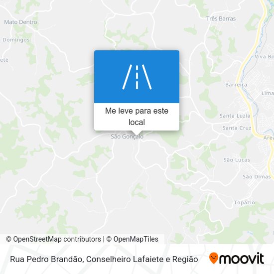 Rua Pedro Brandão mapa