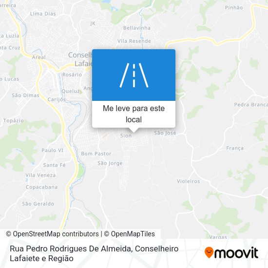 Rua Pedro Rodrigues De Almeida mapa