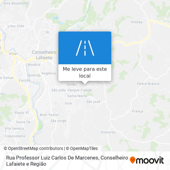 Rua Professor Luiz Carlos De Marcenes mapa