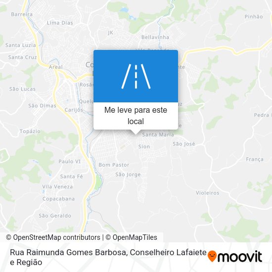 Rua Raimunda Gomes Barbosa mapa