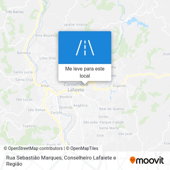 Rua Sebastião Marques mapa