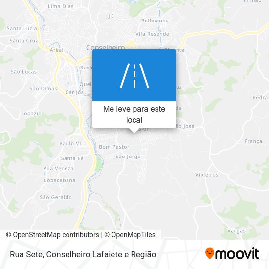 Rua Sete mapa