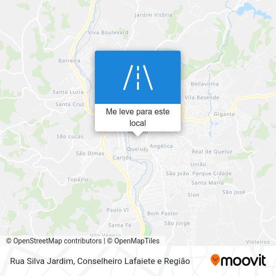 Rua Silva Jardim mapa