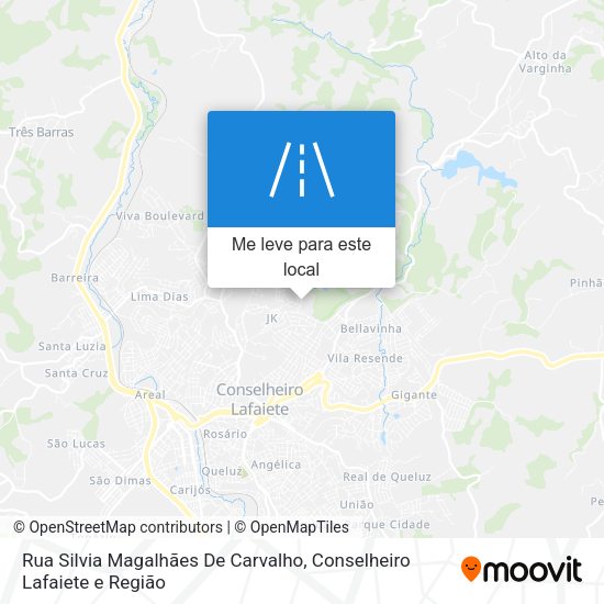 Rua Silvia Magalhães De Carvalho mapa