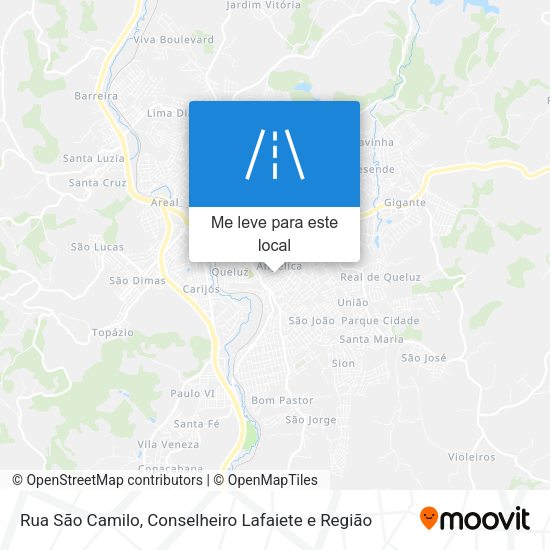 Rua São Camilo mapa