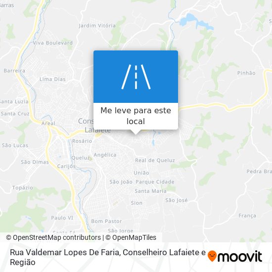 Rua Valdemar Lopes De Faria mapa