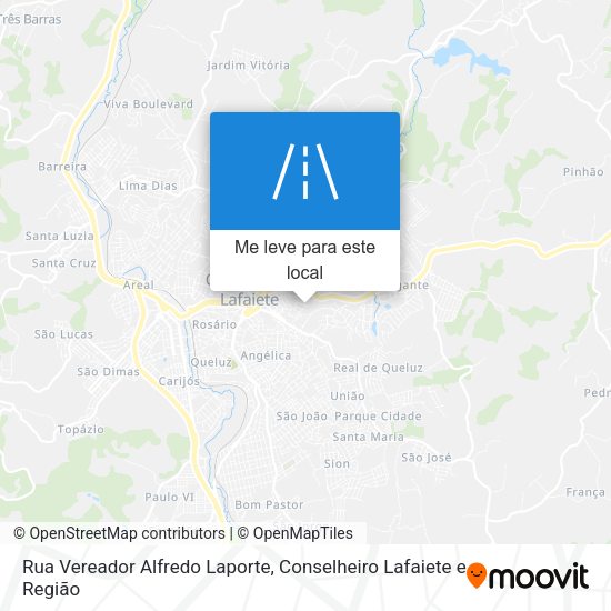 Rua Vereador Alfredo Laporte mapa