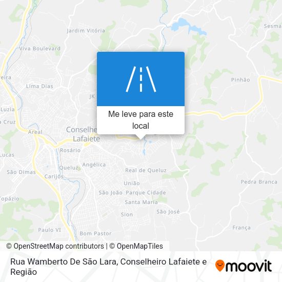 Rua Wamberto De São Lara mapa