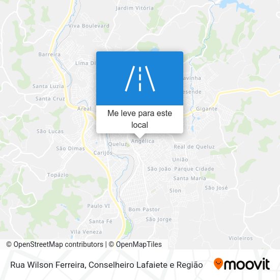 Rua Wilson Ferreira mapa