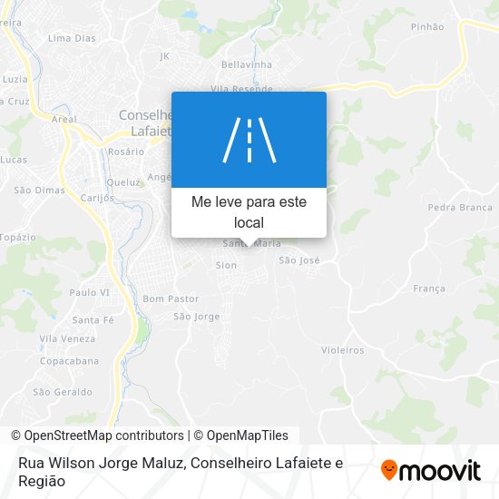Rua Wilson Jorge Maluz mapa