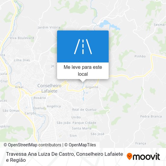 Travessa Ana Luiza De Castro mapa