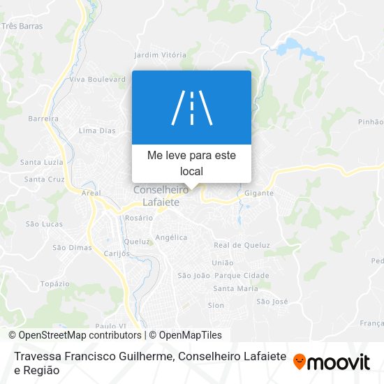 Travessa Francisco Guilherme mapa