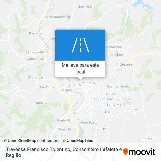 Travessa Francisco Tolentino mapa