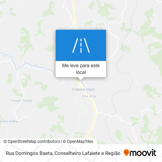 Rua Domingos Baeta mapa