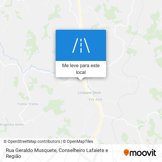 Rua Geraldo Musquete mapa