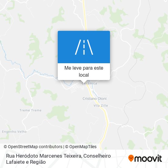 Rua Heródoto Marcenes Teixeira mapa