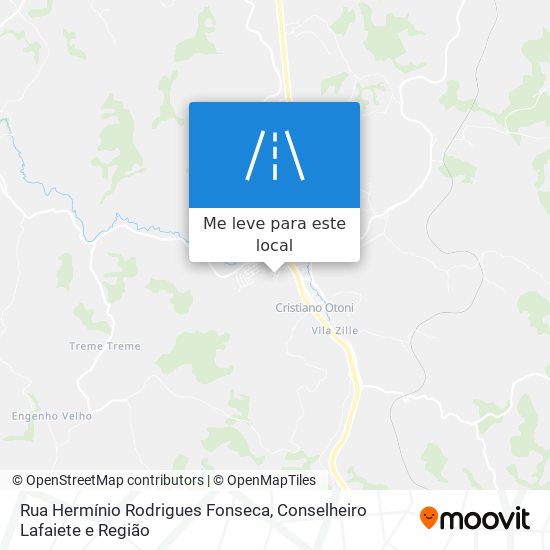 Rua Hermínio Rodrigues Fonseca mapa