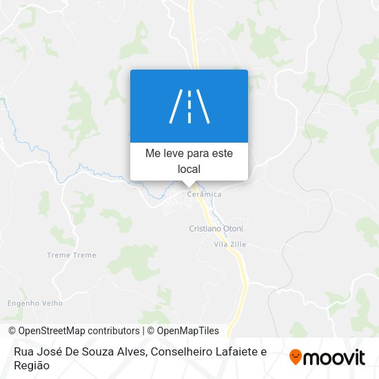 Rua José De Souza Alves mapa