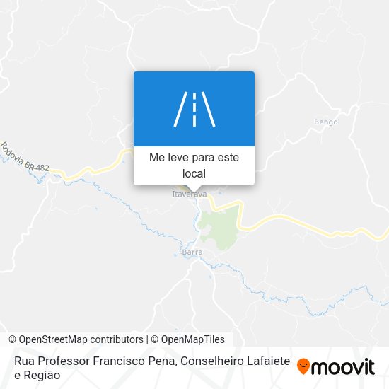 Rua Professor Francisco Pena mapa