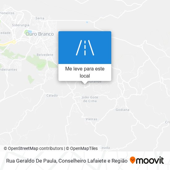 Rua Geraldo De Paula mapa