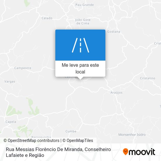 Rua Messias Florêncio De Miranda mapa