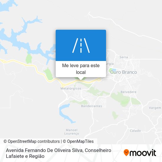 Avenida Fernando De Oliveira Silva mapa