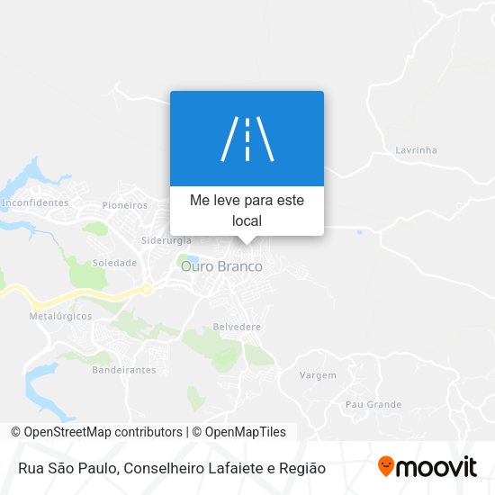 Rua São Paulo mapa