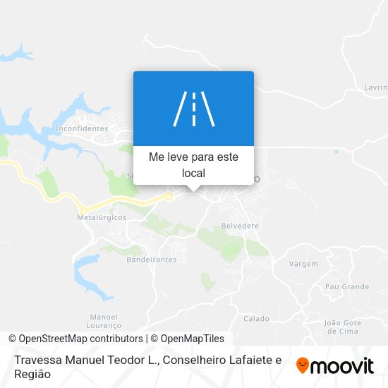 Travessa Manuel Teodor L. mapa