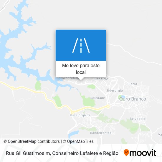 Rua Gil Guatimosim mapa