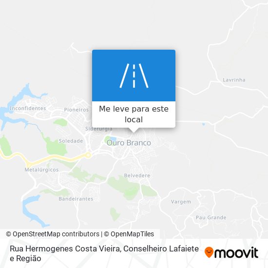 Rua Hermogenes Costa Vieira mapa