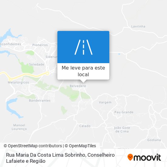 Rua Maria Da Costa Lima Sobrinho mapa
