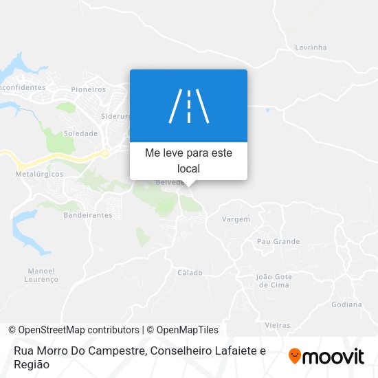 Rua Morro Do Campestre mapa