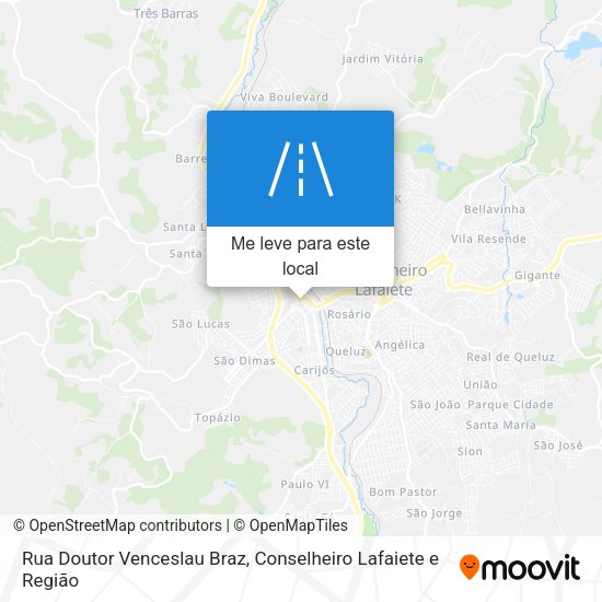 Rua Doutor Venceslau Braz mapa