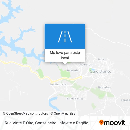 Rua Vinte E Oito mapa