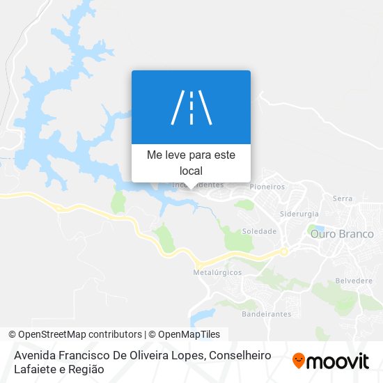 Avenida Francisco De Oliveira Lopes mapa