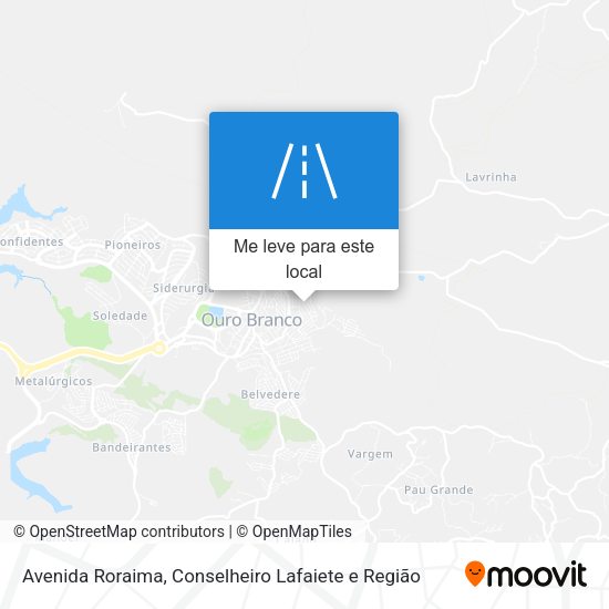 Avenida Roraima mapa